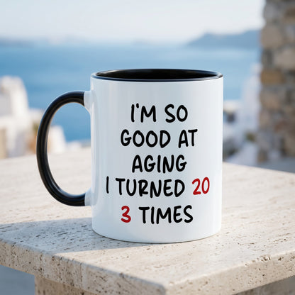 60th Birthday Gifts For Men, Gifts For 60 Year Old Man, Sixty 1966 Gift, Funny Birthday Gift, 60 Year Old Cup, Turning 60 Present Cup, 60th Birthday Coffee Mug for Wife, Sister, Daughter, Friend
