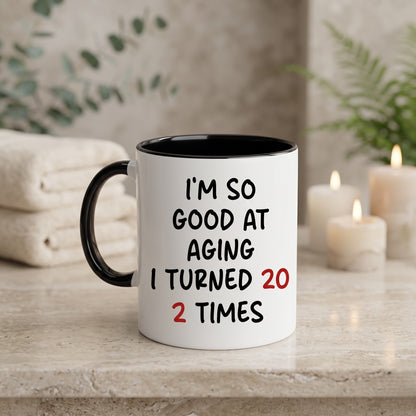 40th Birthday Gifts For Men, Gifts For 40 Year Old Man, Forty 1986 Gift, Funny Birthday Gift, 40 Year Old Cup, Turning 40 Present Cup, 40th Birthday Coffee Mug for Wife, Sister, Daughter, Friend
