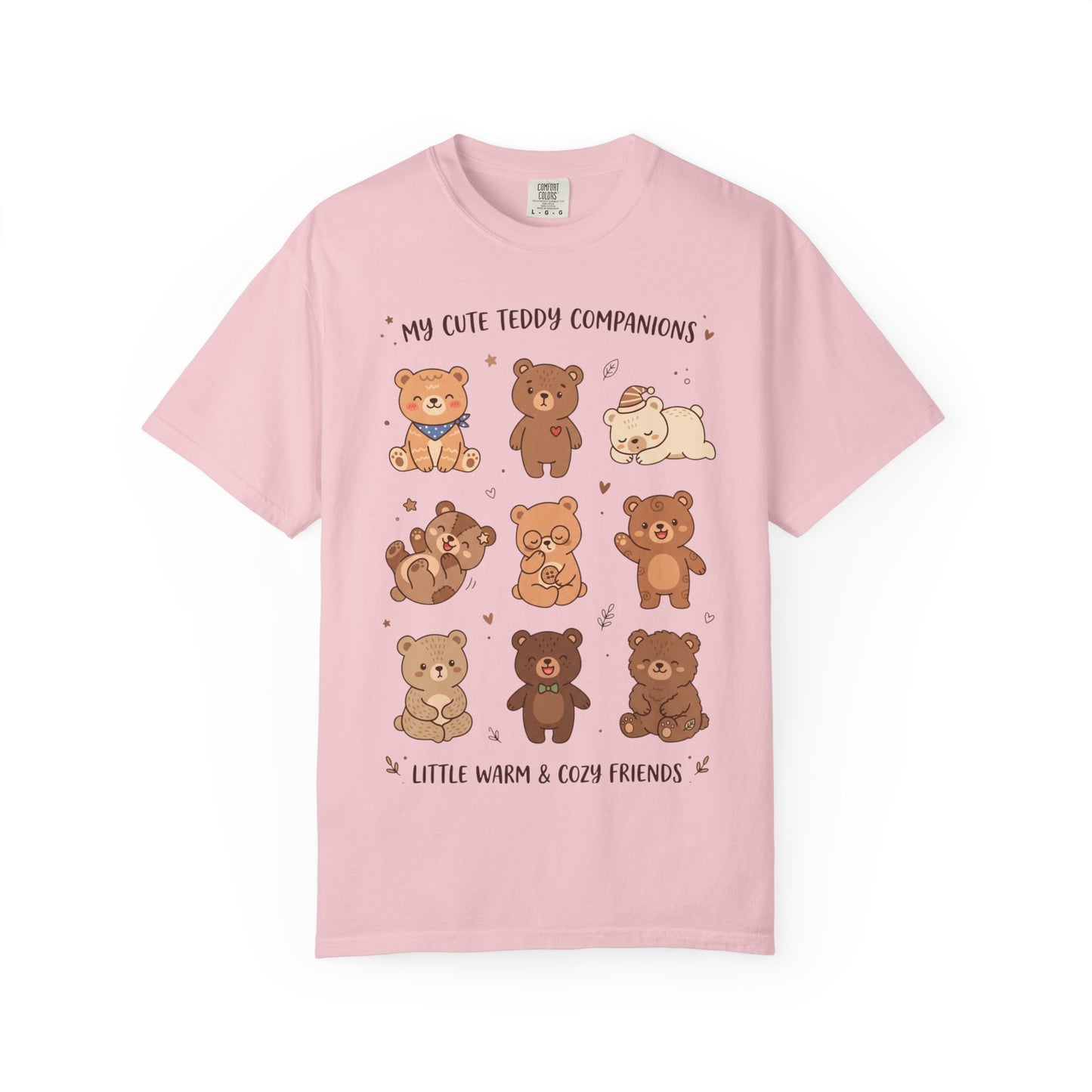 T-Shirt — Cute Teddy Companions Graphic Tee ("My Cute Teddy Companions — Little Warm & Cozy Friends")