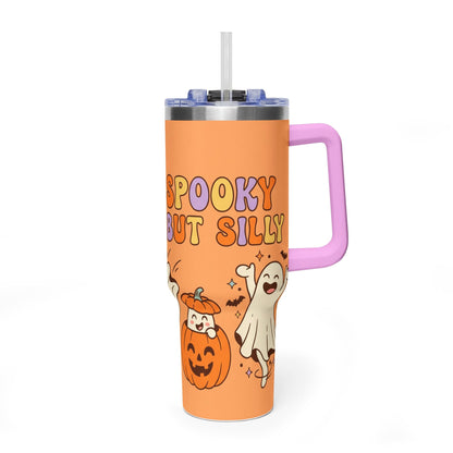 Spooky But Cute Halloween Ghosts 40oz Thermal Tumbler