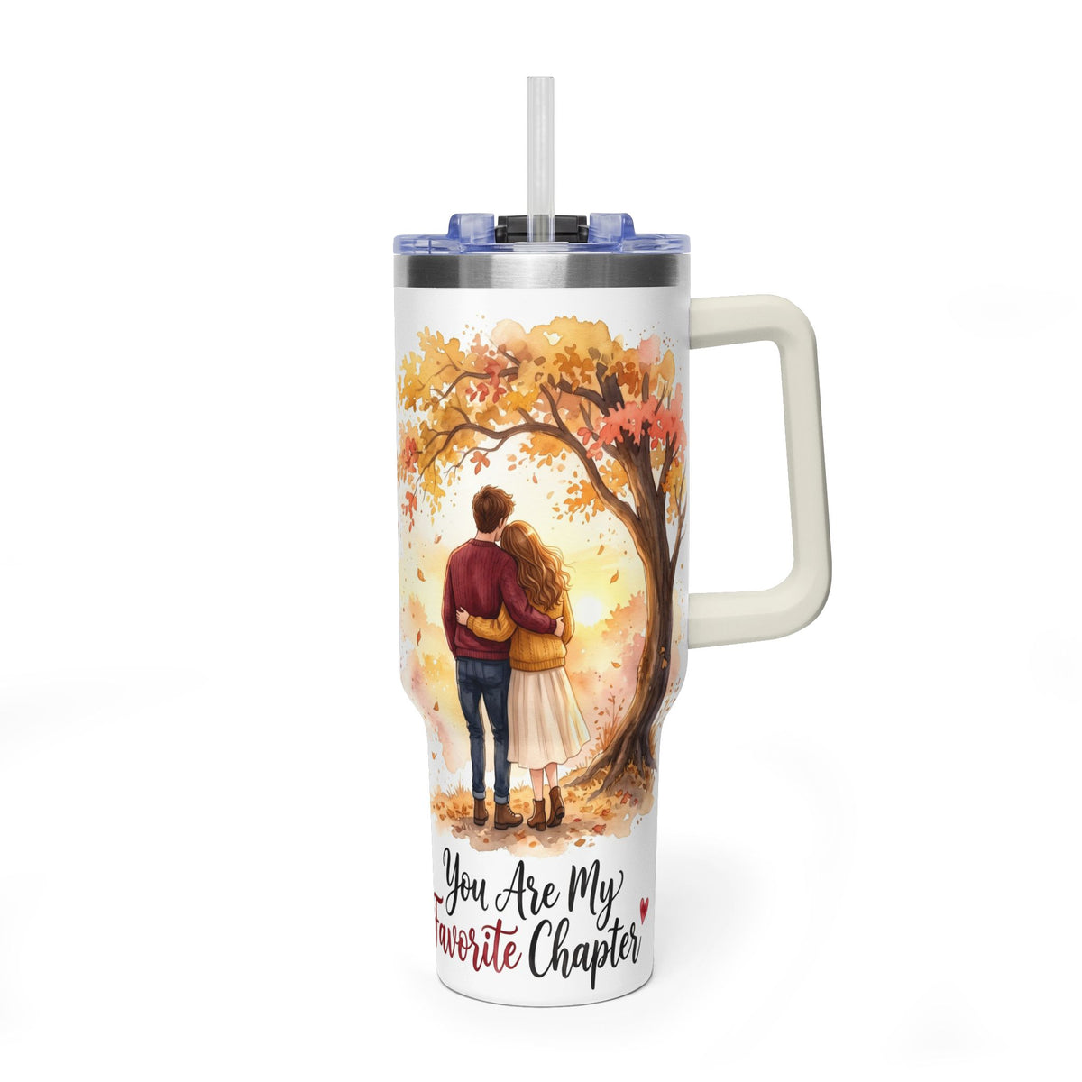 40oz Tumbler – You Are My Favorite Autumn Couple Gift