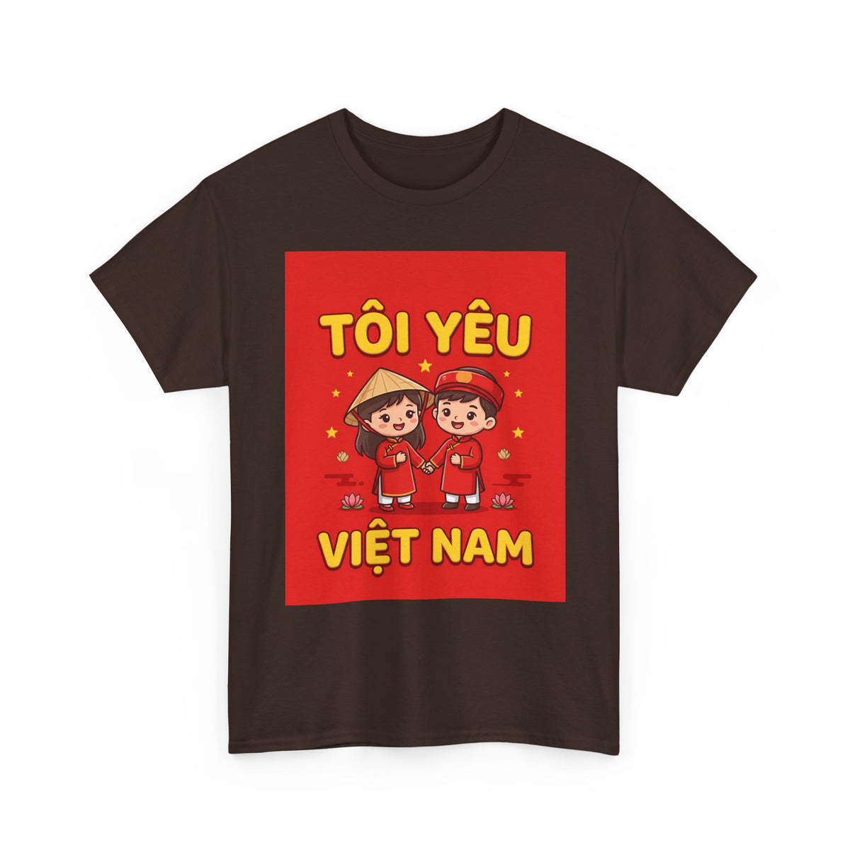 T-Shirt - "Tôi Yêu Việt Nam" Cute Couple Vietnam Pride Tee