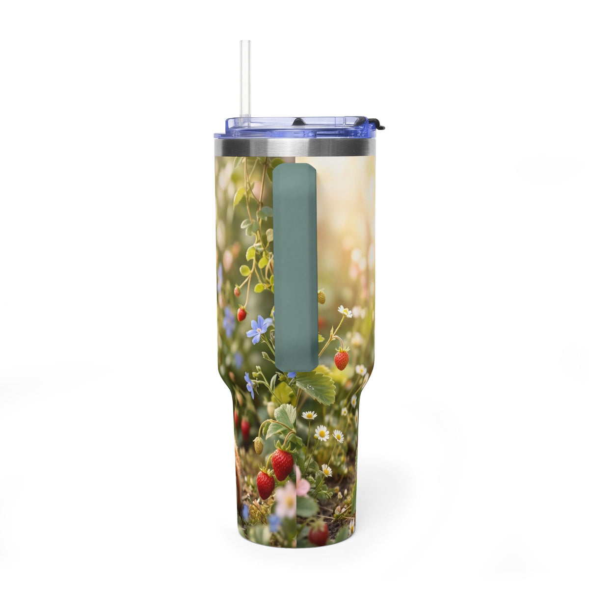 Little Paws Big Love Red Panda 40oz Vacuum Thermal Tumbler
