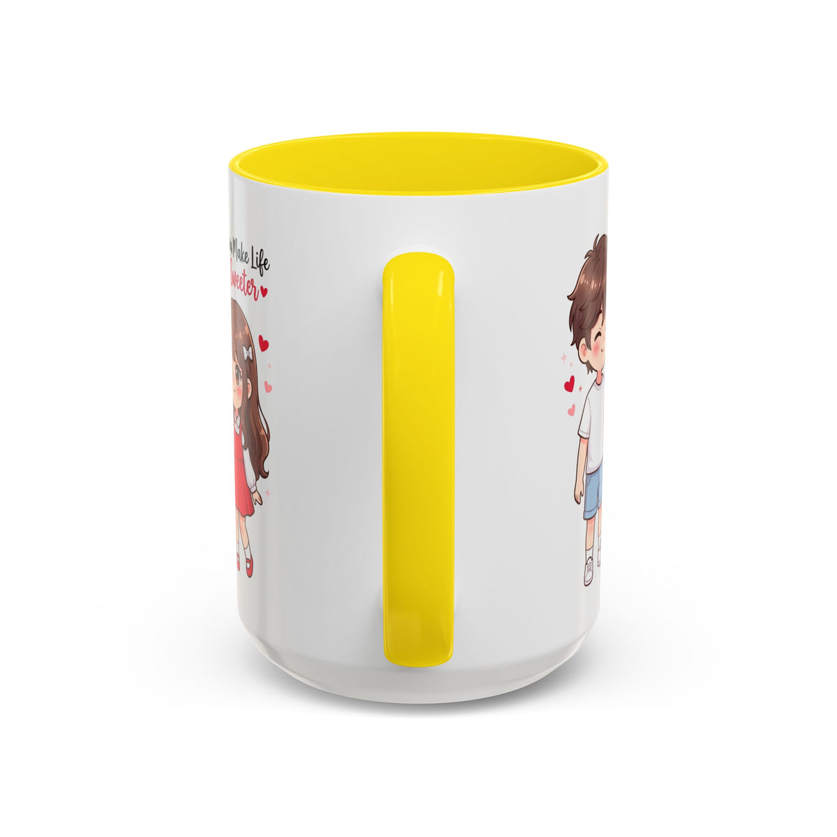 You Make Life Sweeter Couple Coffee Mug
