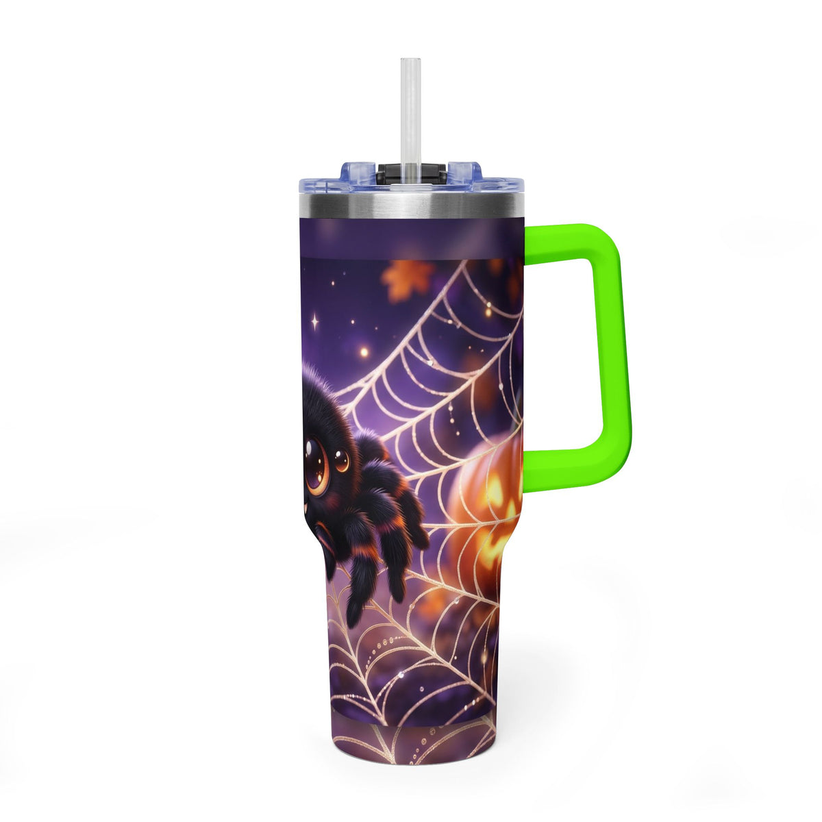 40oz Spider Web Moon Tumbler