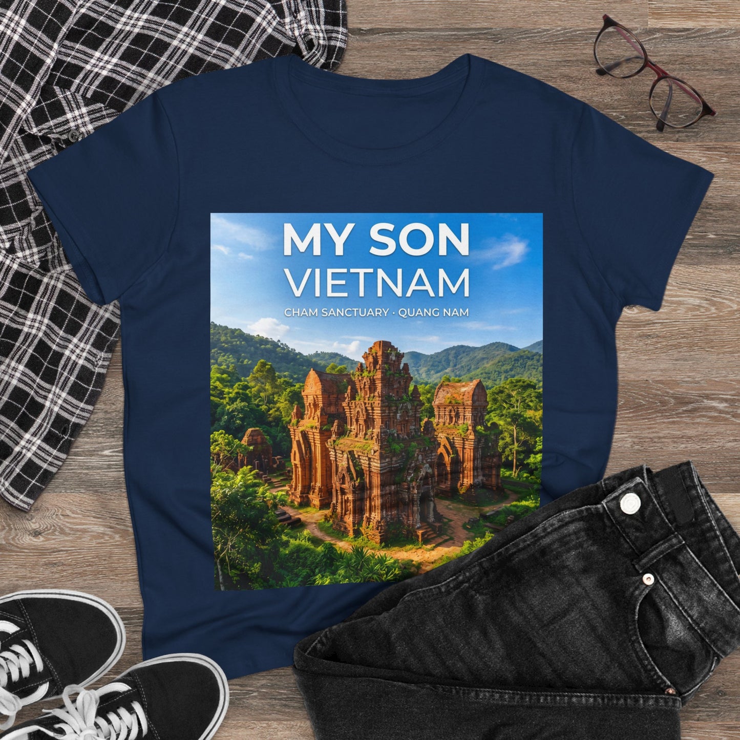 My Son Vietnam Travel Tee — My Son Sanctuary Photo T‑Shirt