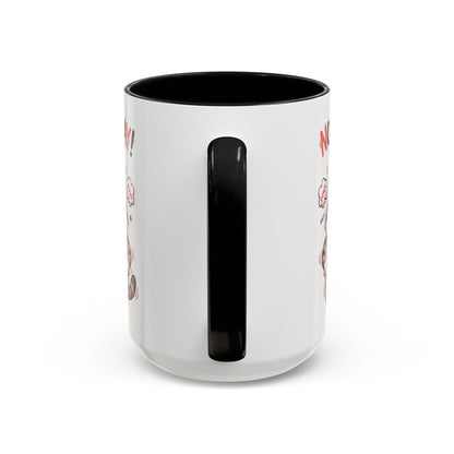 Funny Cat Mug - "Not Today! I'm Done" Accent Coffee Mug (11/15oz)