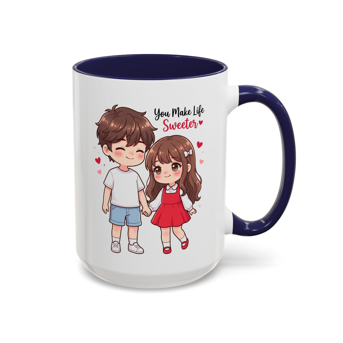 You Make Life Sweeter Couple Coffee Mug