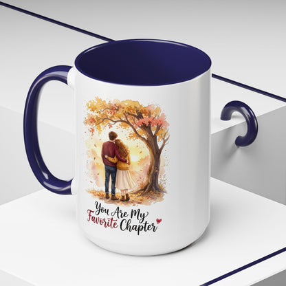 You Are My Favorite Chapter Romantic Autumn Coffee Mug