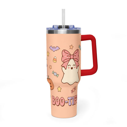 40oz Halloween Ghosts & Pumpkins Thermal Tumbler