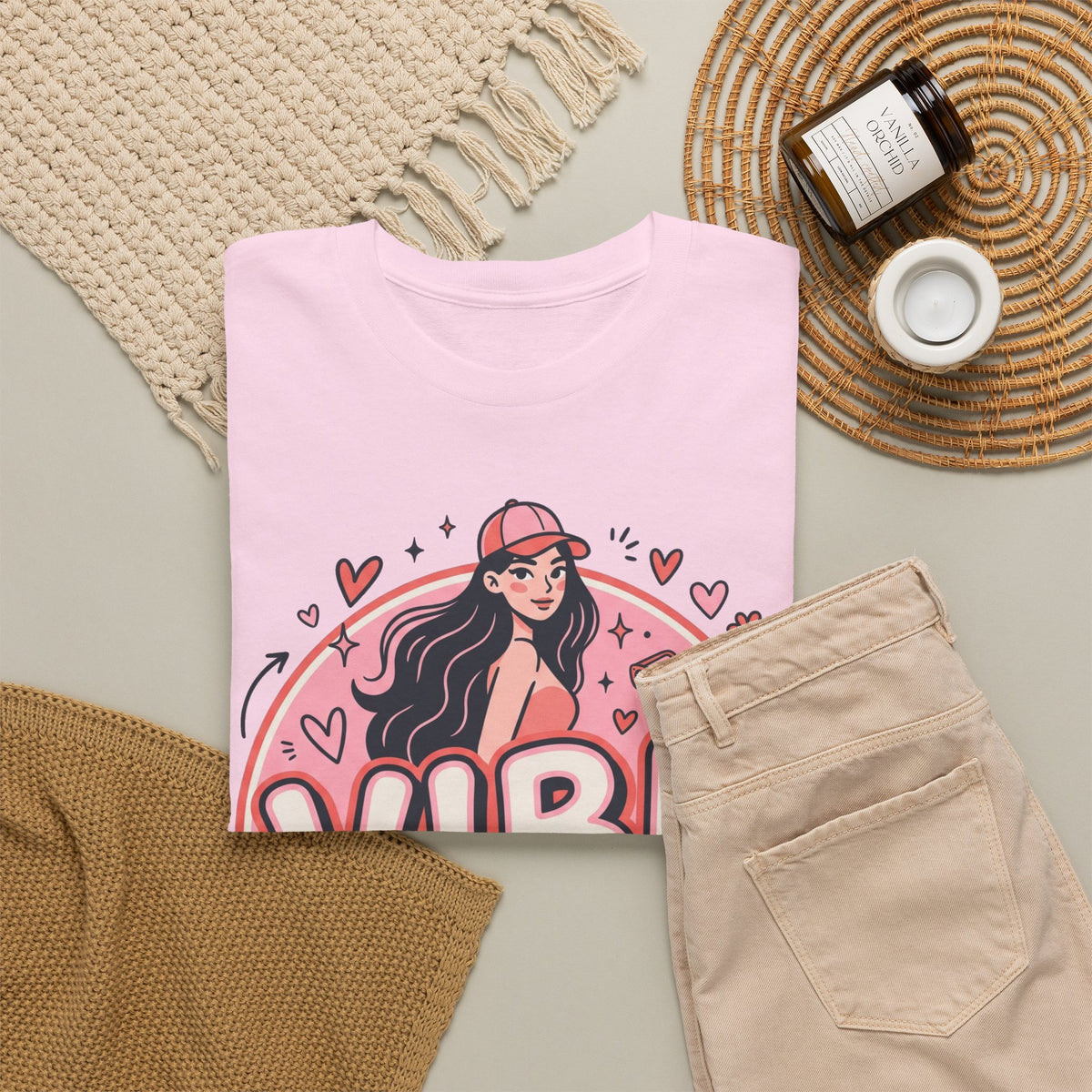 Vibe Girl Graphic Tee — “VIBE: Do What Feels Right” Cute Pink Streetwear T‑Shirt