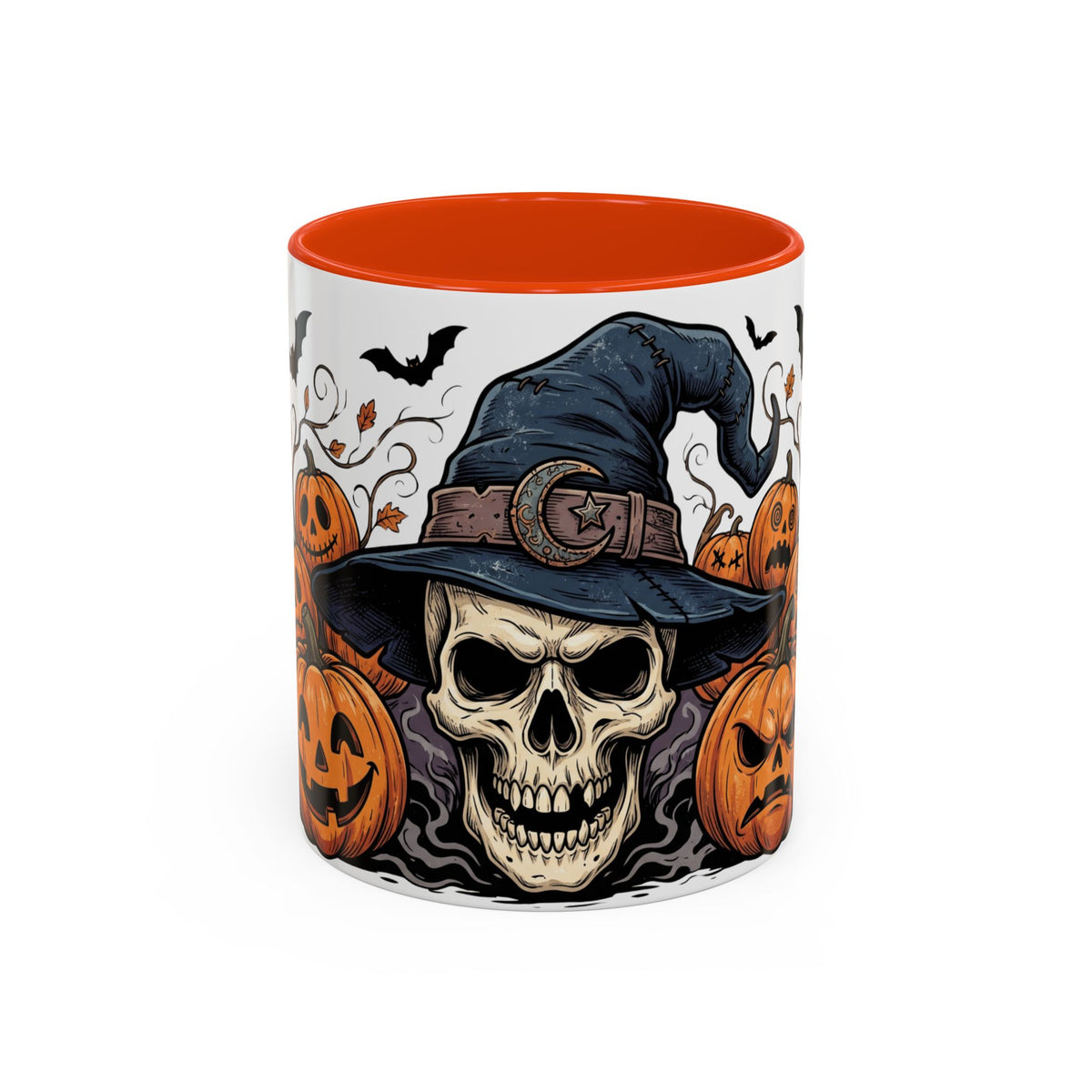 Halloween Skull & Jack-o'-Lantern Mug (11oz/15oz)