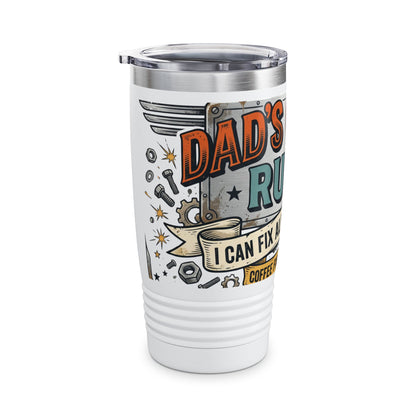 20oz Tumbler – Dad’s Garage Rules Coffee Travel Cup