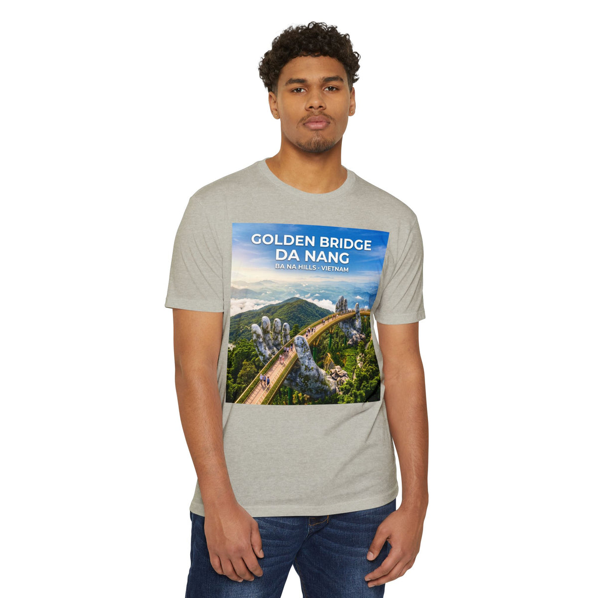 Golden Bridge Da Nang T-Shirt — Vietnam Travel Souvenir Tee