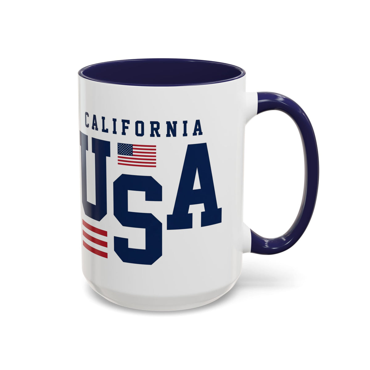 USA California Coffee Mug — Patriotic Accent 11/15oz