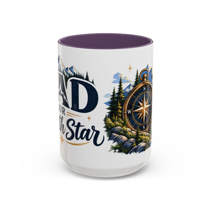 Adventure Compass Mountain Coffee Mug