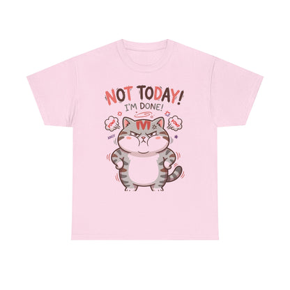 Not Today! I’m Done Cat T-Shirt