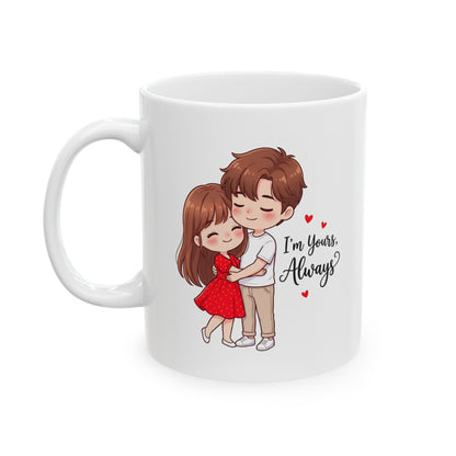Ceramic Mug – Cute Inspirational Girl Design