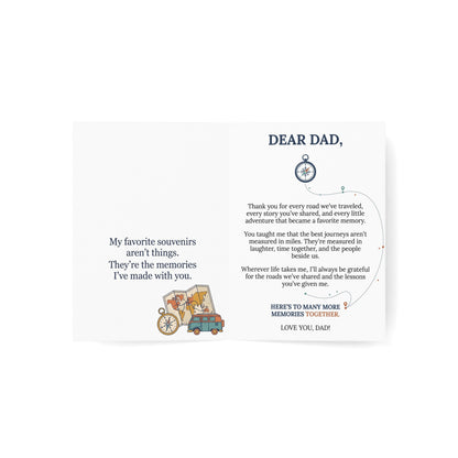 Dad Let’s Make Memories Greeting Card – Adventure-Themed Father’s Day Card