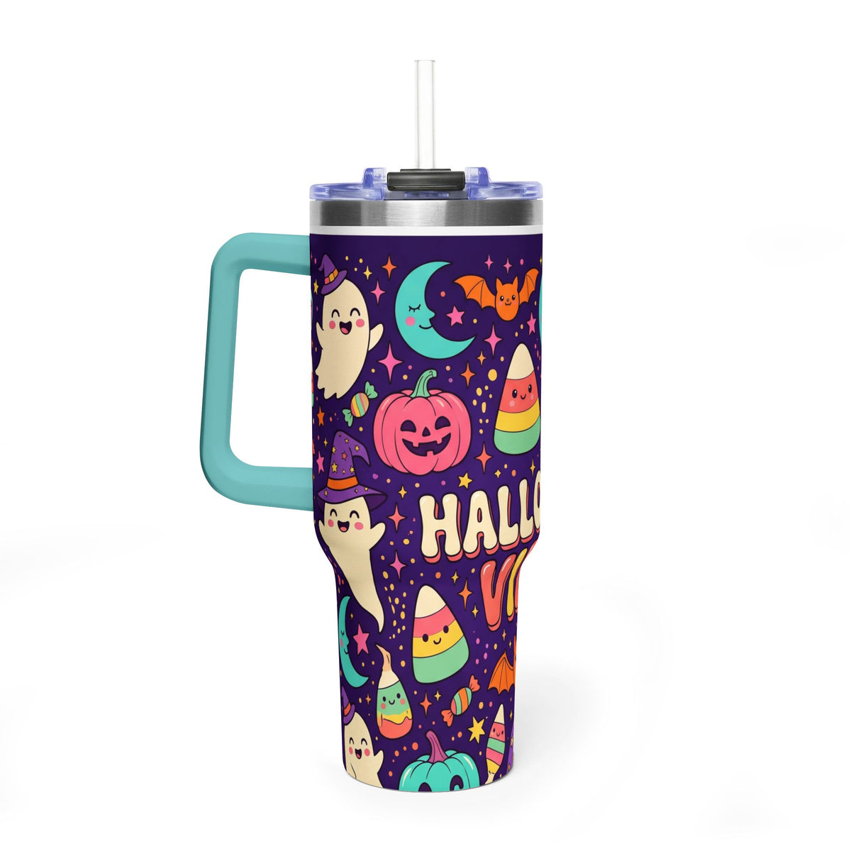 Halloween Vibes 40oz Thermal Tumbler