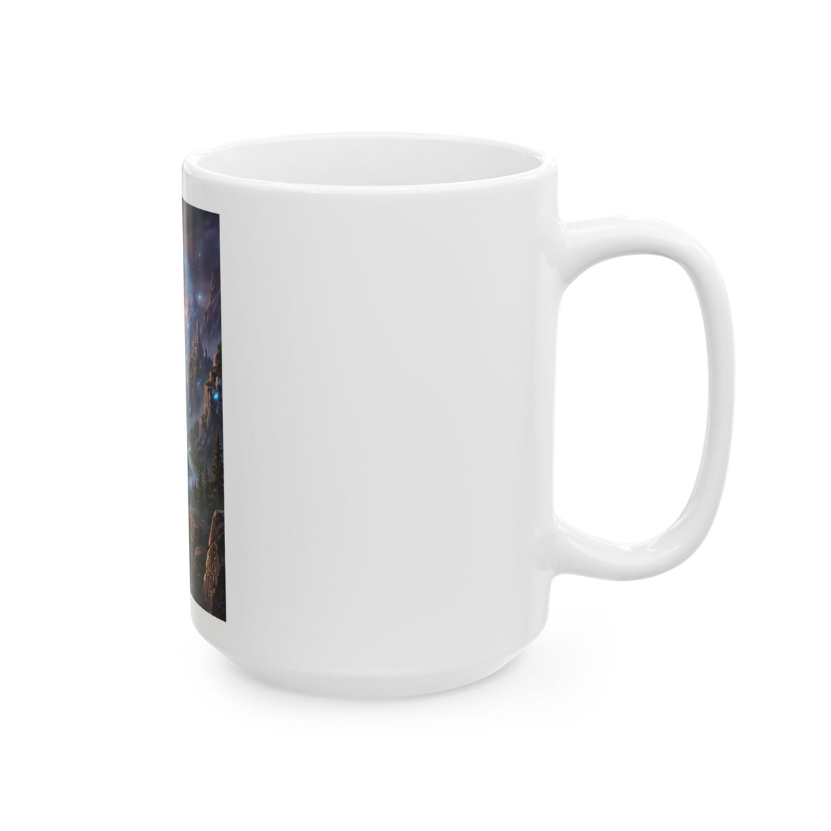 Fantasy Warrior Ceramic Mug – Epic Medieval Adventure Coffee Cup
