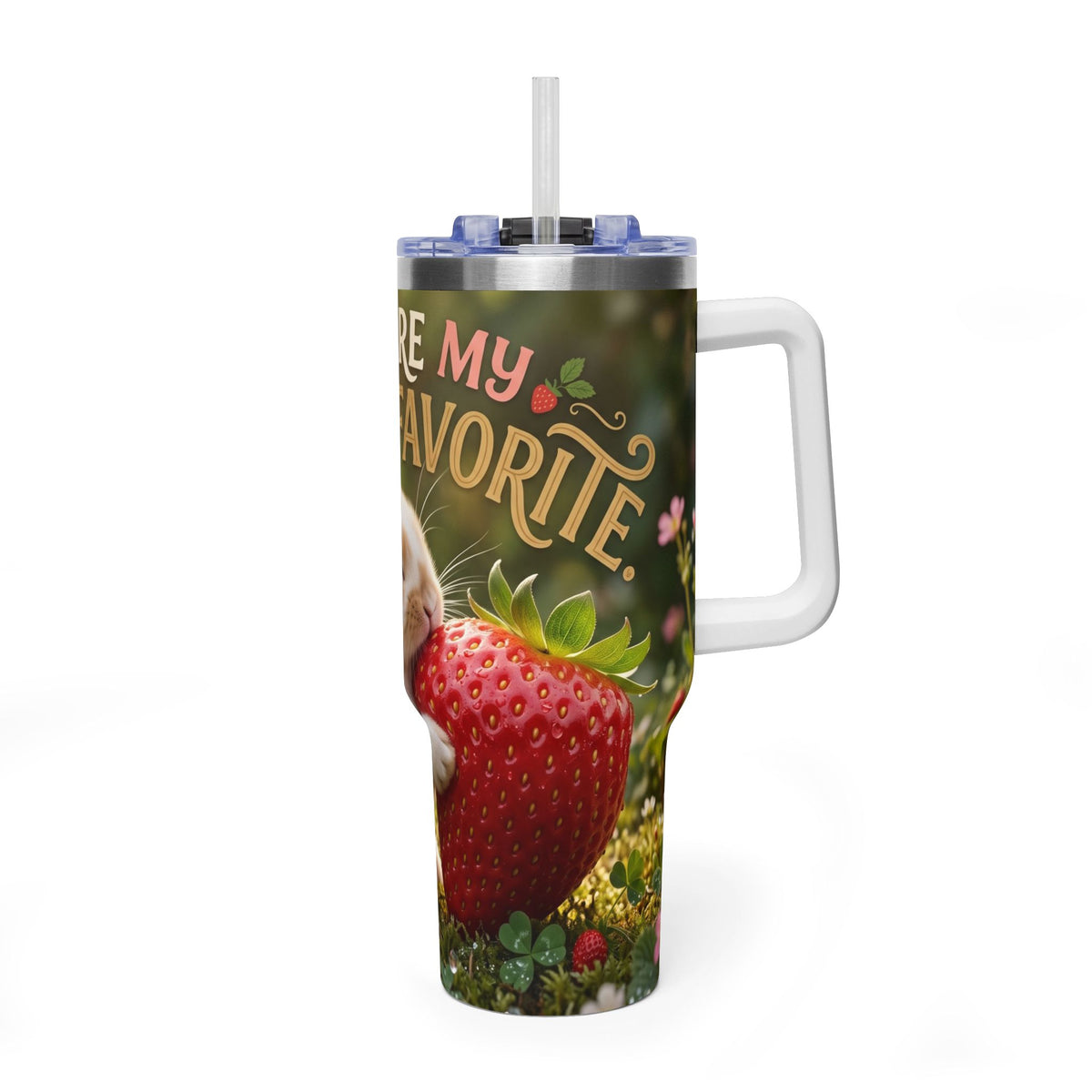 You Are My Berry Favorite Bunny 40oz Thermal Tumbler