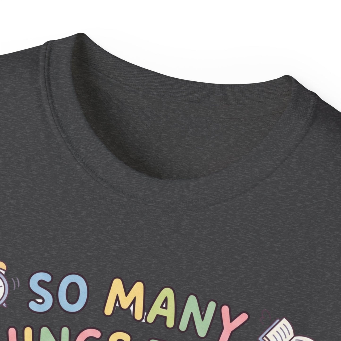 So Many Things To Do! Cat T-Shirt — Cute Stressed Kitty Graphic Tee