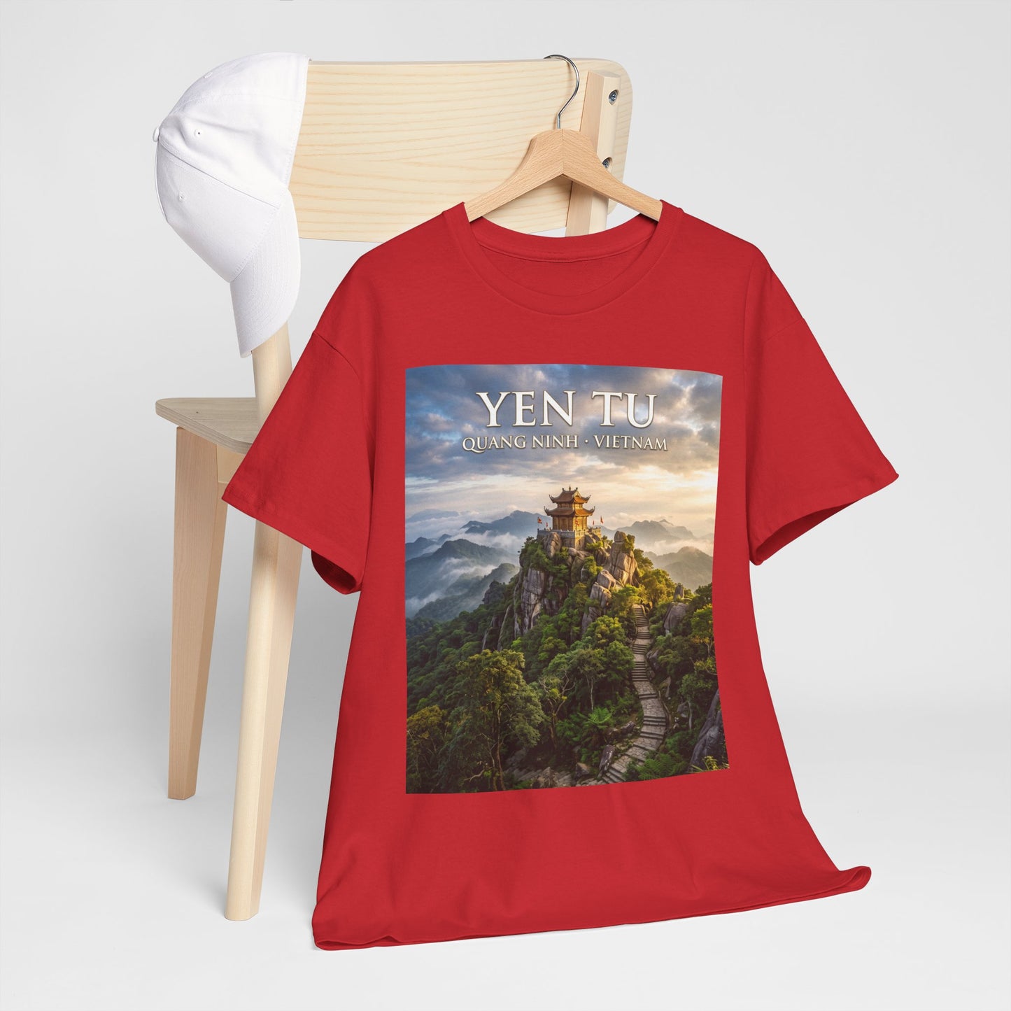 Yen Tu Mountain Scenic Tee – 'YEN TU: Listen to the Silence' Travel Photography T-Shirt