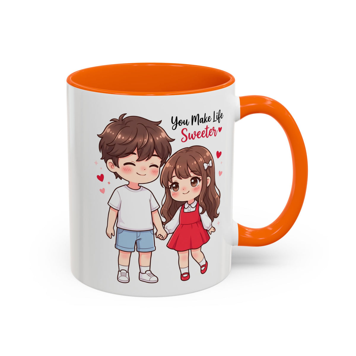 You Make Life Sweeter Couple Coffee Mug