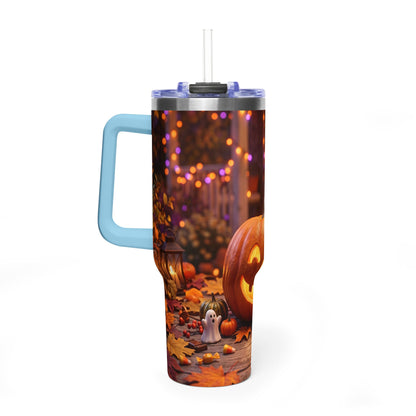 Halloween Pumpkin Jack-O’-Lantern 40oz Thermal Tumbler