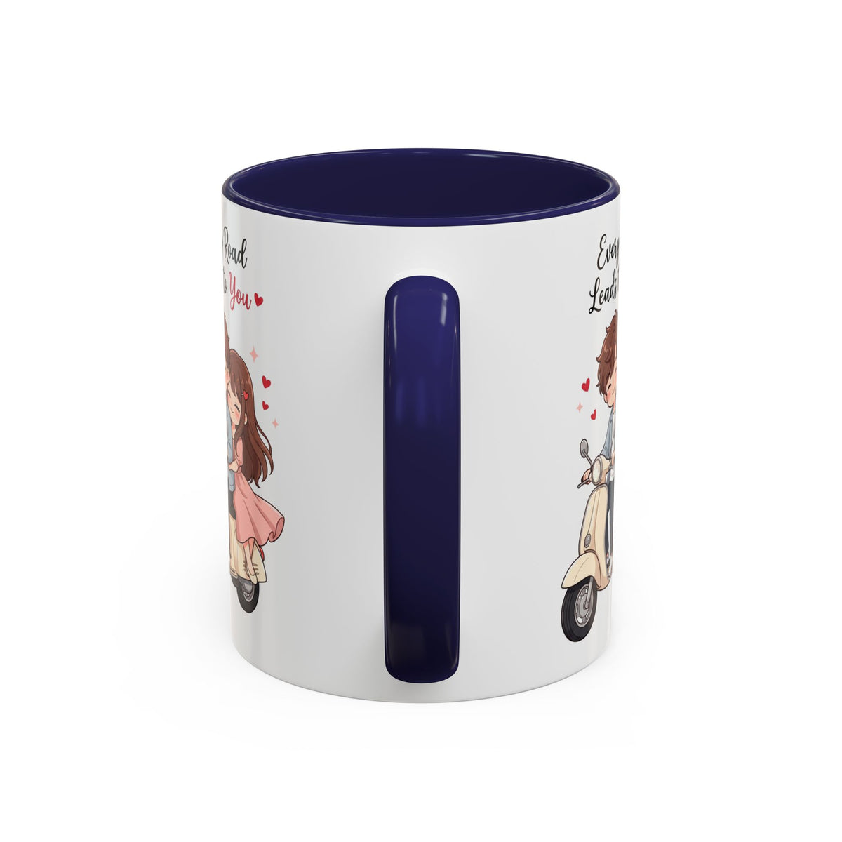 Every Road Leads to You Romantic Couple Coffee Mug