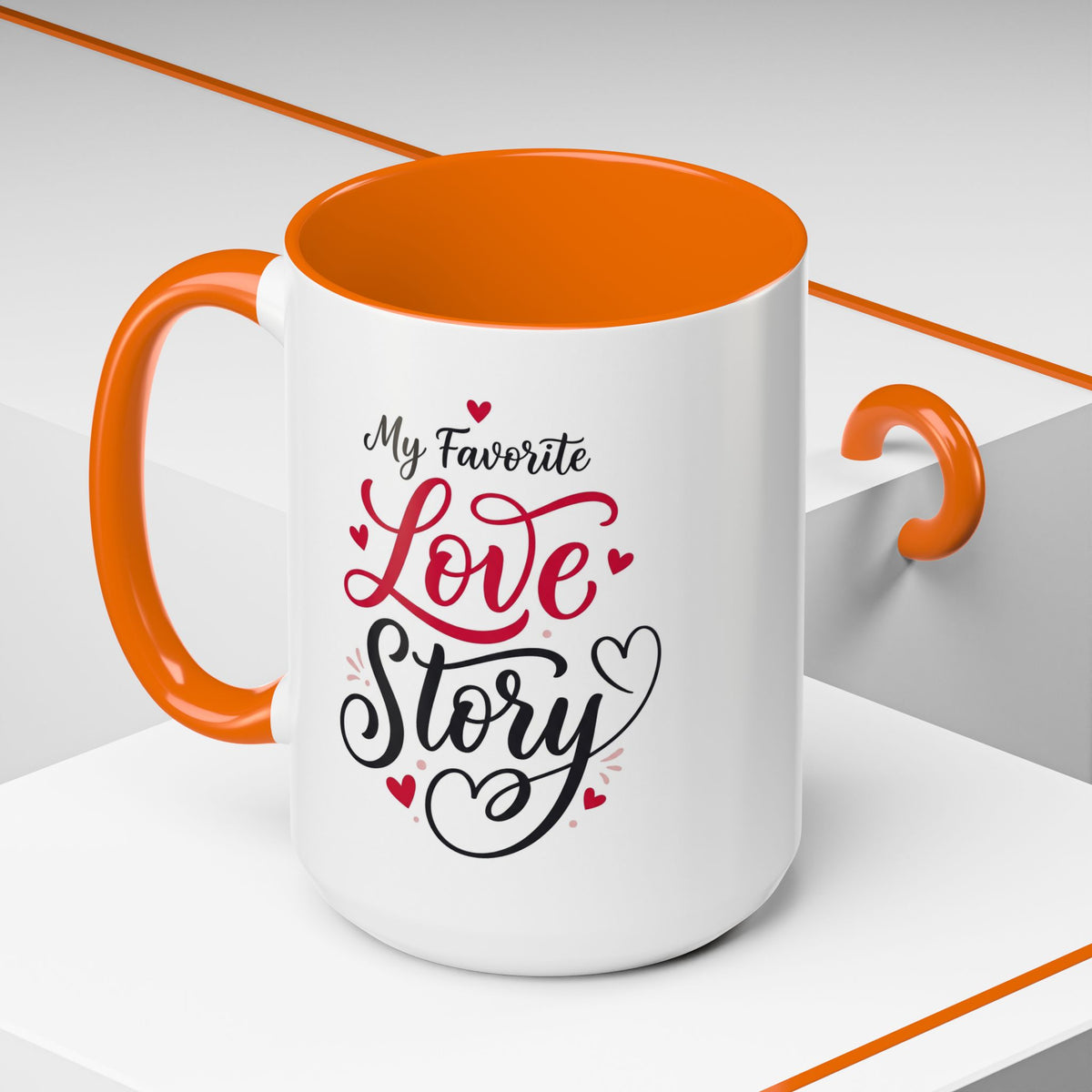 My Favorite Love Story Romantic Coffee Mug