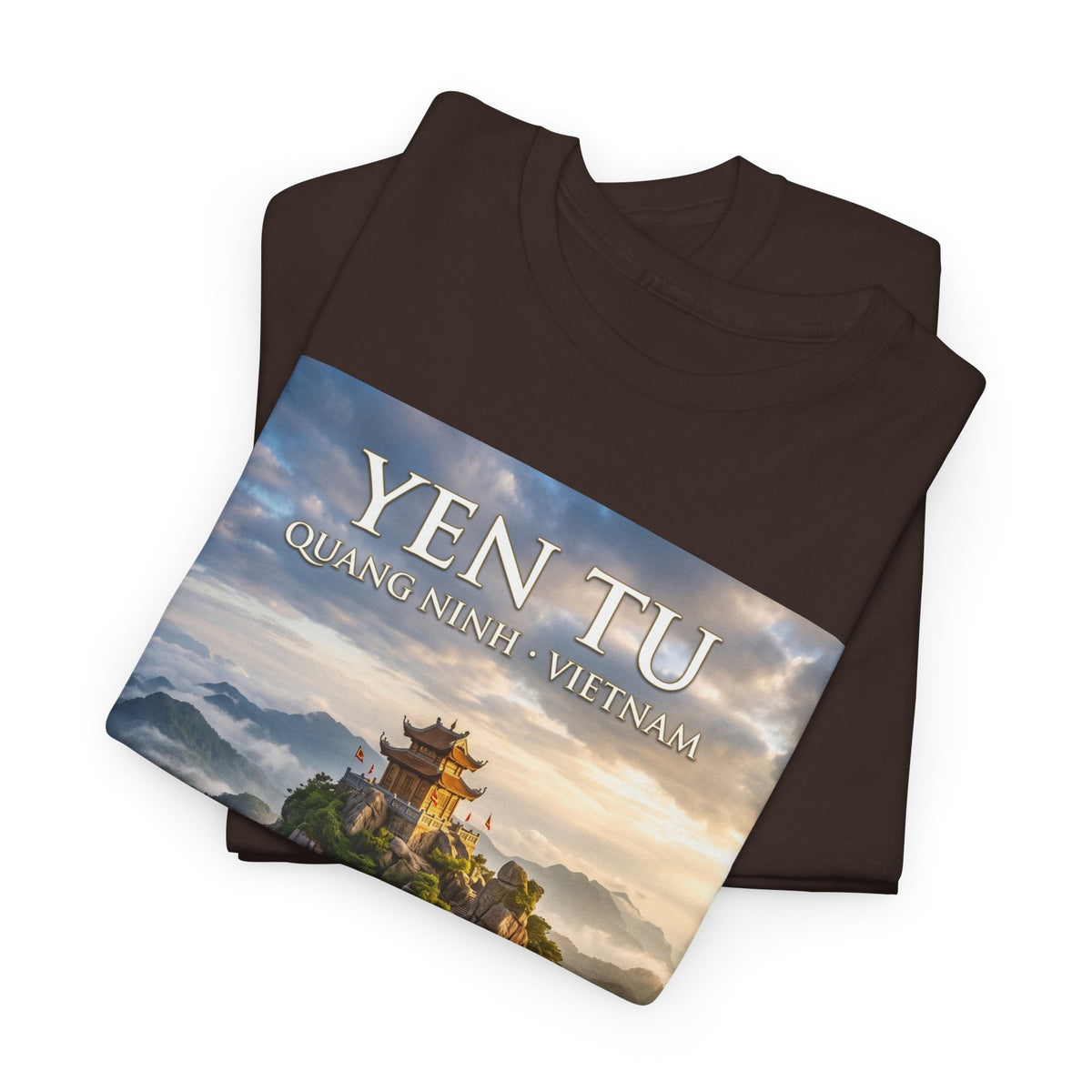 Yen Tu Mountain Scenic Tee – 'YEN TU: Listen to the Silence' Travel Photography T-Shirt