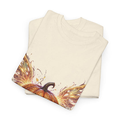 Halloween Pumpkin Tee — Winged Jack-O'-Lantern Graphic Shirt