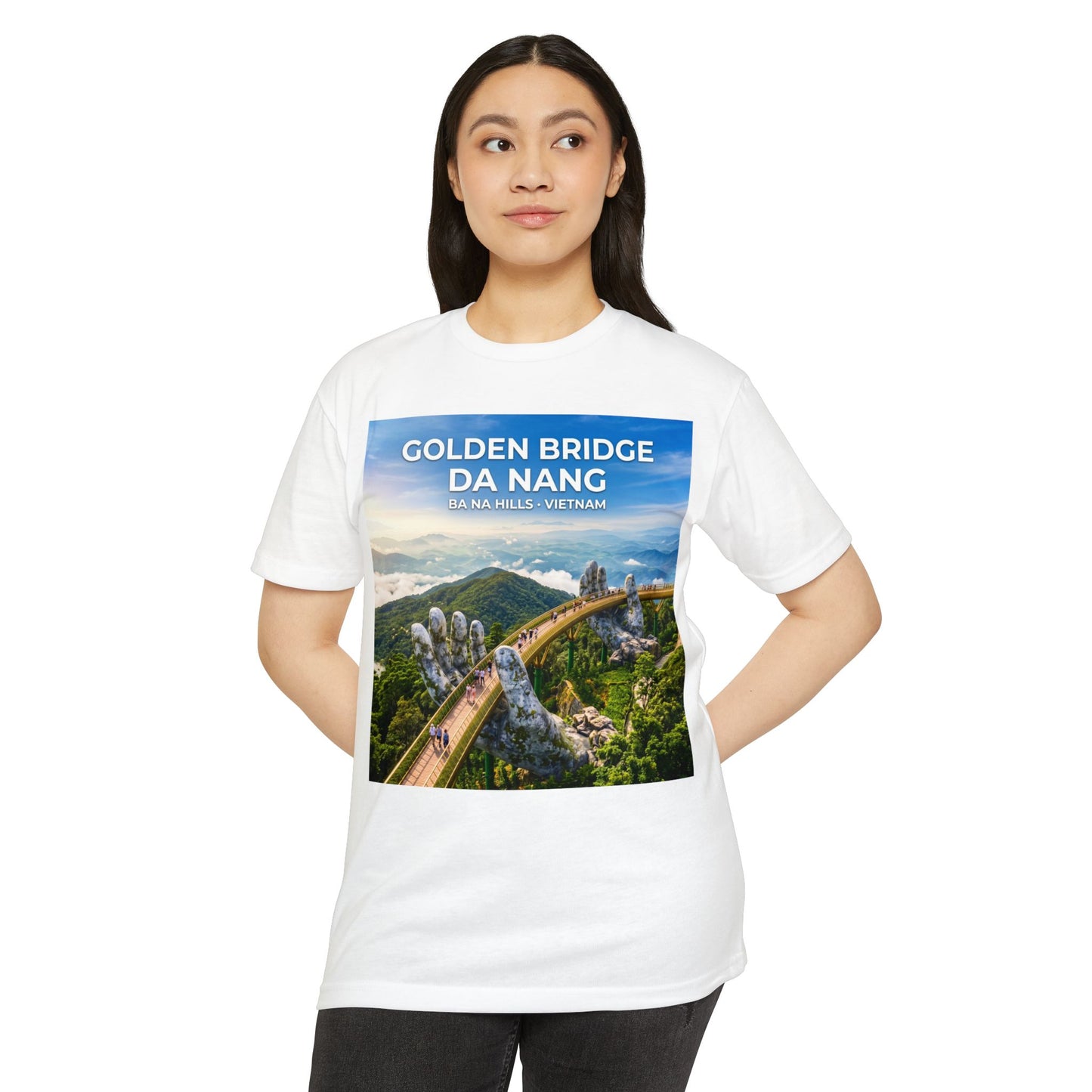 Golden Bridge Da Nang T-Shirt — Vietnam Travel Souvenir Tee