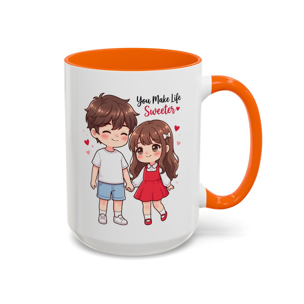 You Make Life Sweeter Couple Coffee Mug
