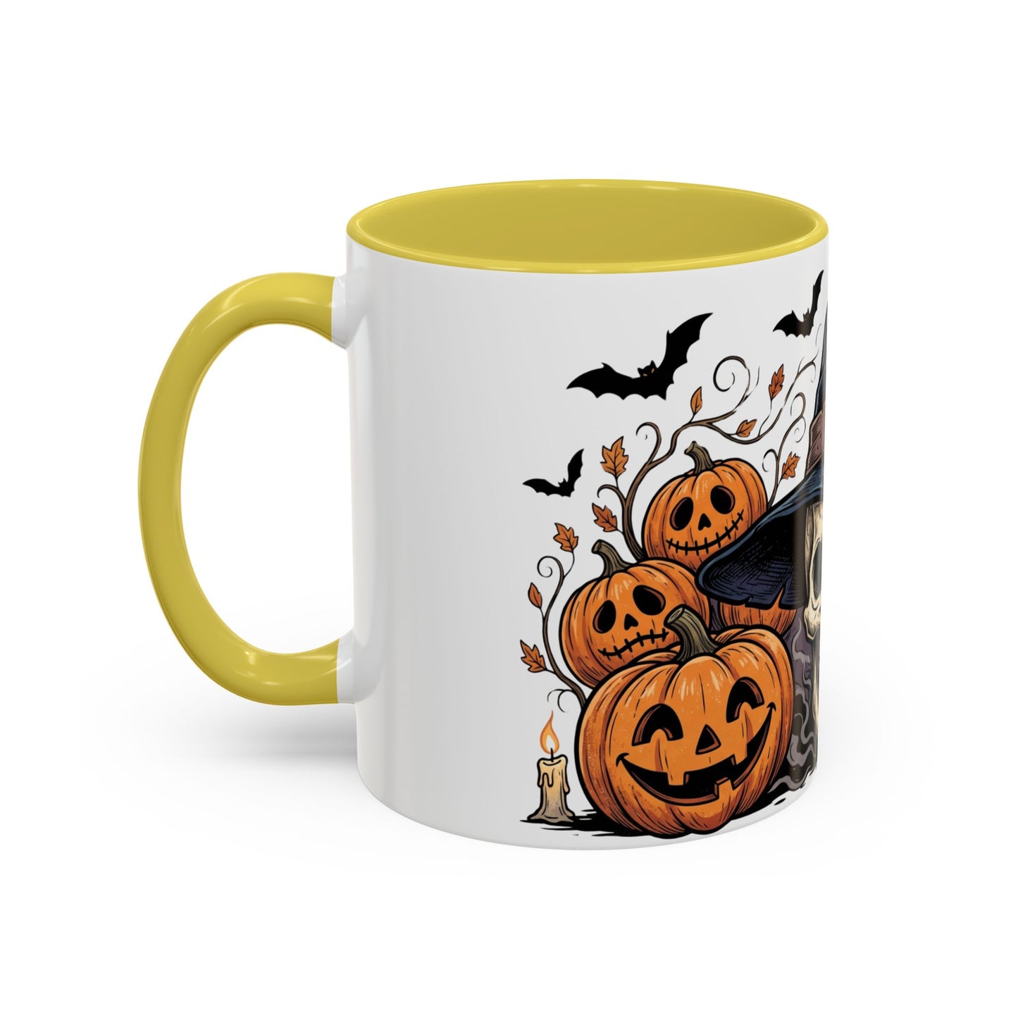 Halloween Skull & Jack-o'-Lantern Mug (11oz/15oz)