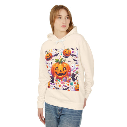 Halloween Pumpkin Hoodie — Cute Jack-o'-Lantern Candy Pattern