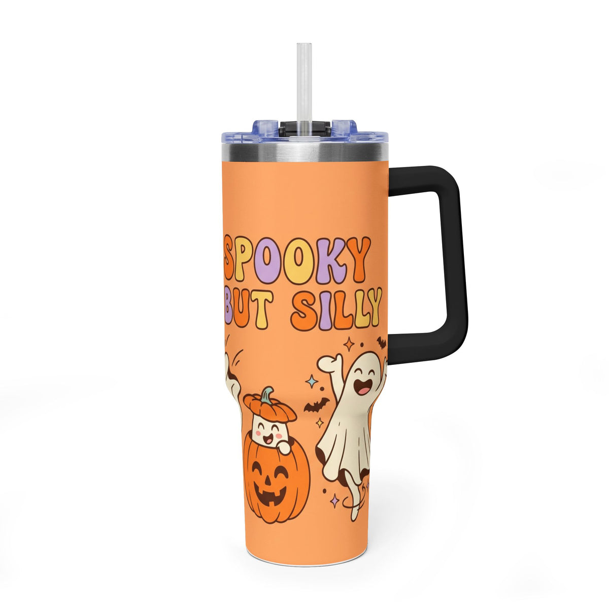 Spooky But Cute Halloween Ghosts 40oz Thermal Tumbler