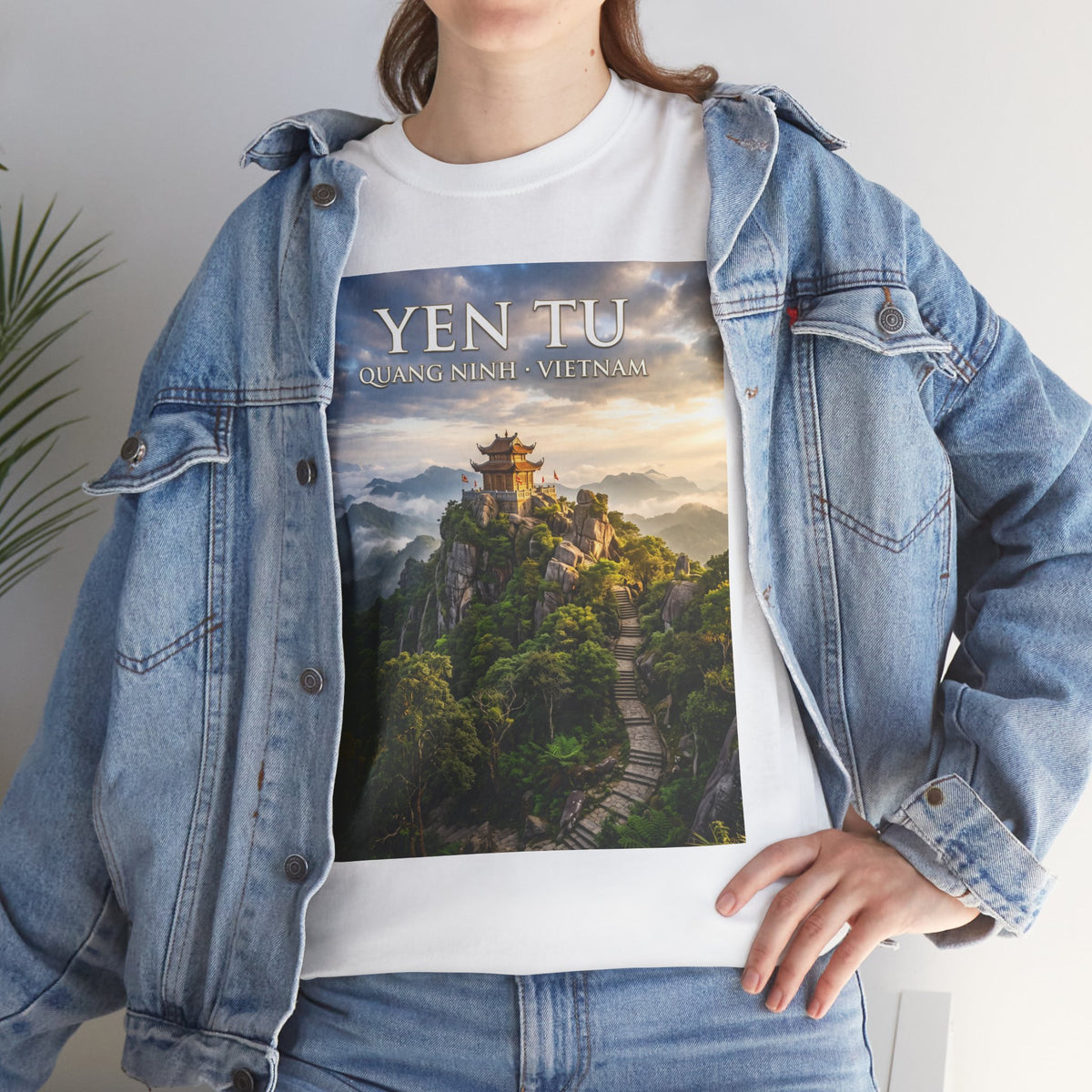 Yen Tu Mountain Scenic Tee – 'YEN TU: Listen to the Silence' Travel Photography T-Shirt