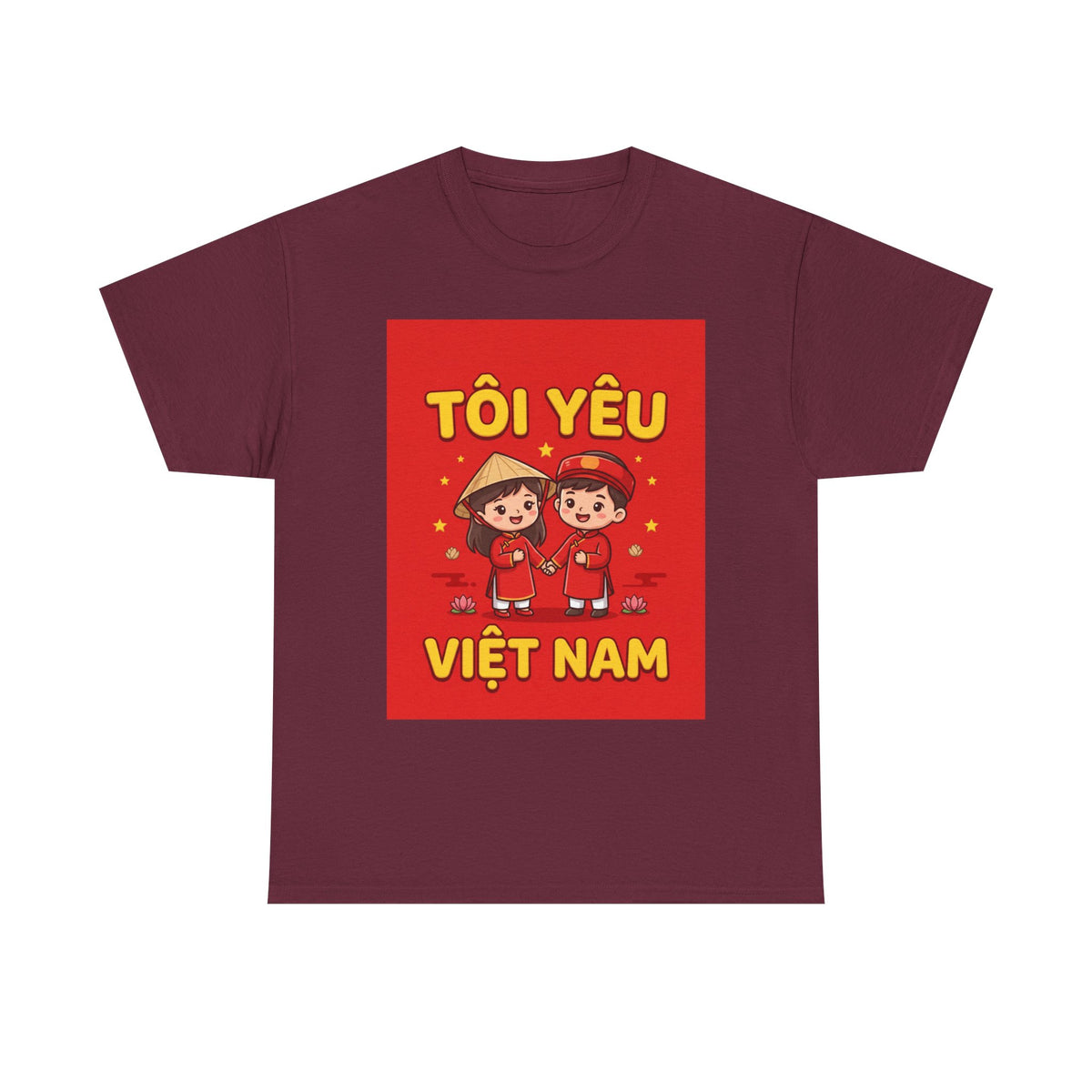 T-Shirt - "Tôi Yêu Việt Nam" Cute Couple Vietnam Pride Tee