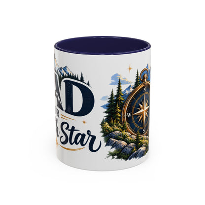 Adventure Compass Mountain Coffee Mug