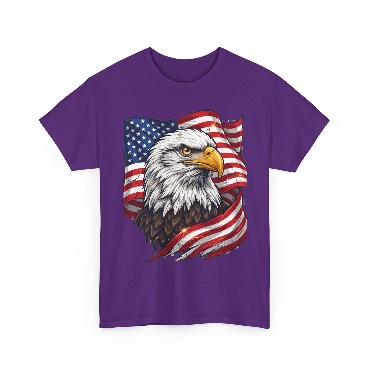 Patriotic Eagle T-Shirt – American Flag Bald Eagle Graphic Tee