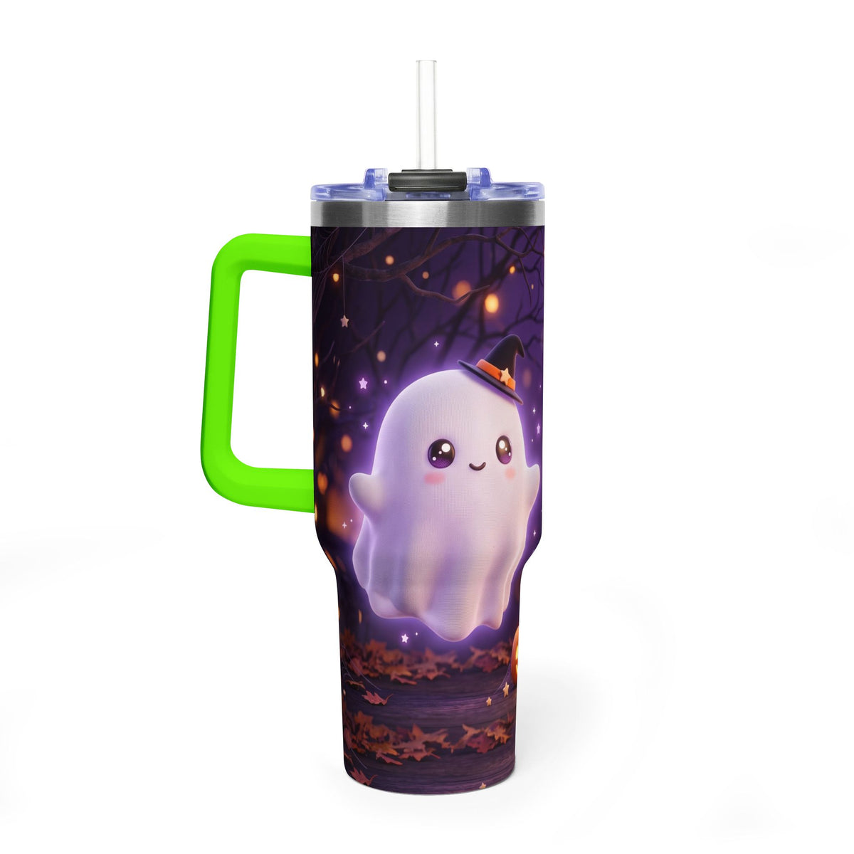 Cute Halloween Ghost 40oz Vacuum Thermal Tumbler