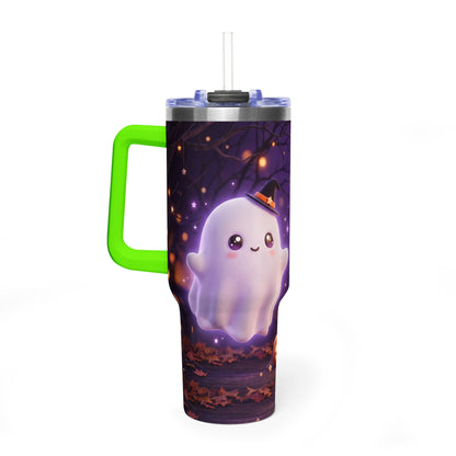 Cute Halloween Ghost 40oz Vacuum Thermal Tumbler
