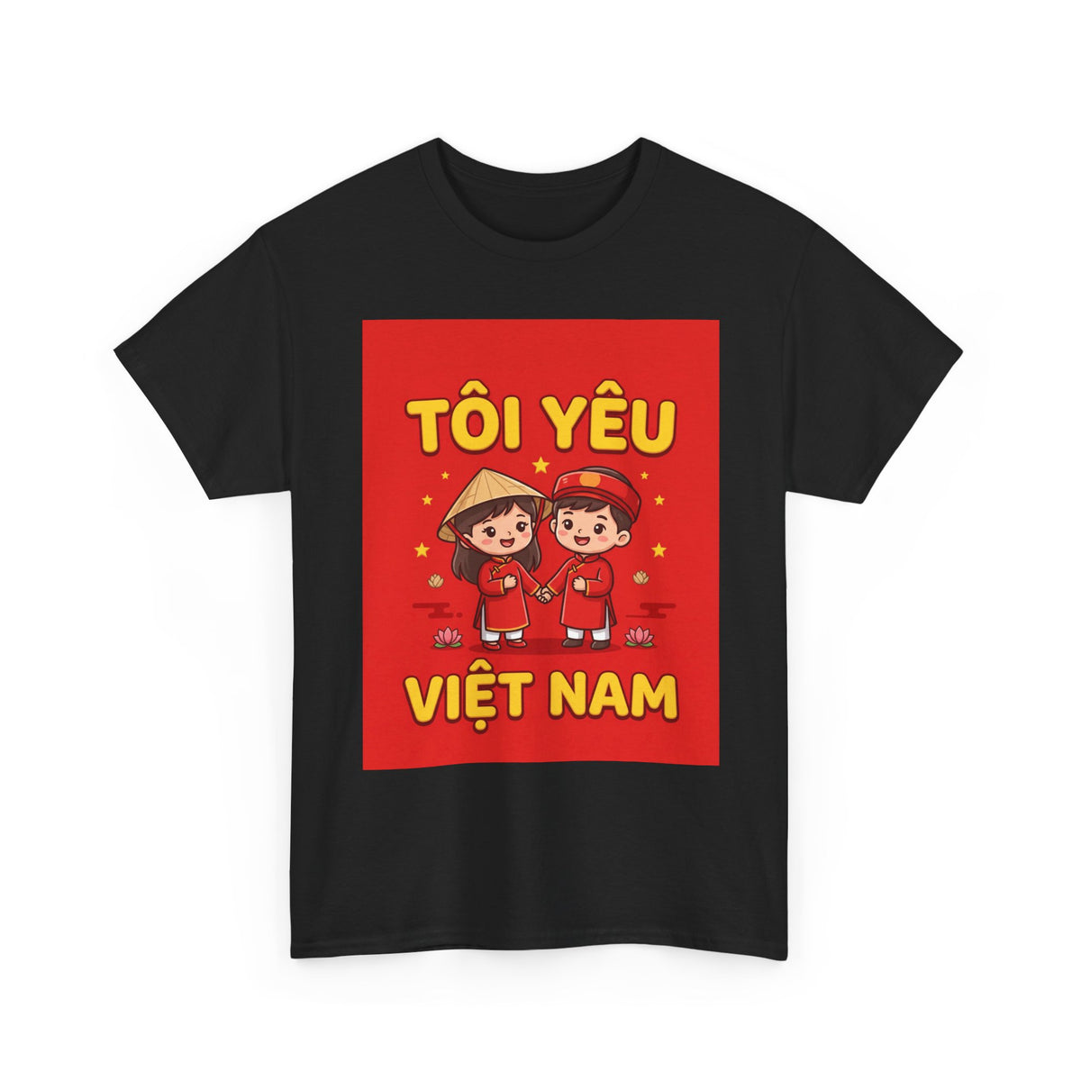 T-Shirt - "Tôi Yêu Việt Nam" Cute Couple Vietnam Pride Tee