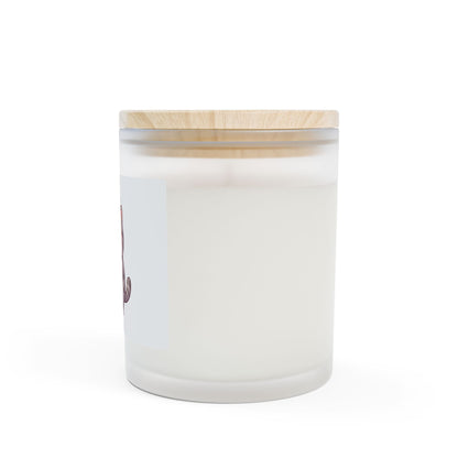 Crowned Kitty Frosted Glass Candle — 11oz Cute Cat Scented Gift