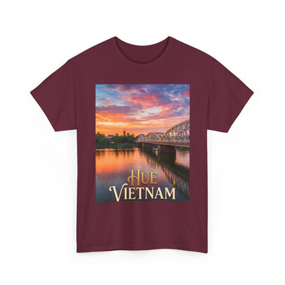 Hue Vietnam Sunset T-Shirt - Scenic Travel Souvenir Tee