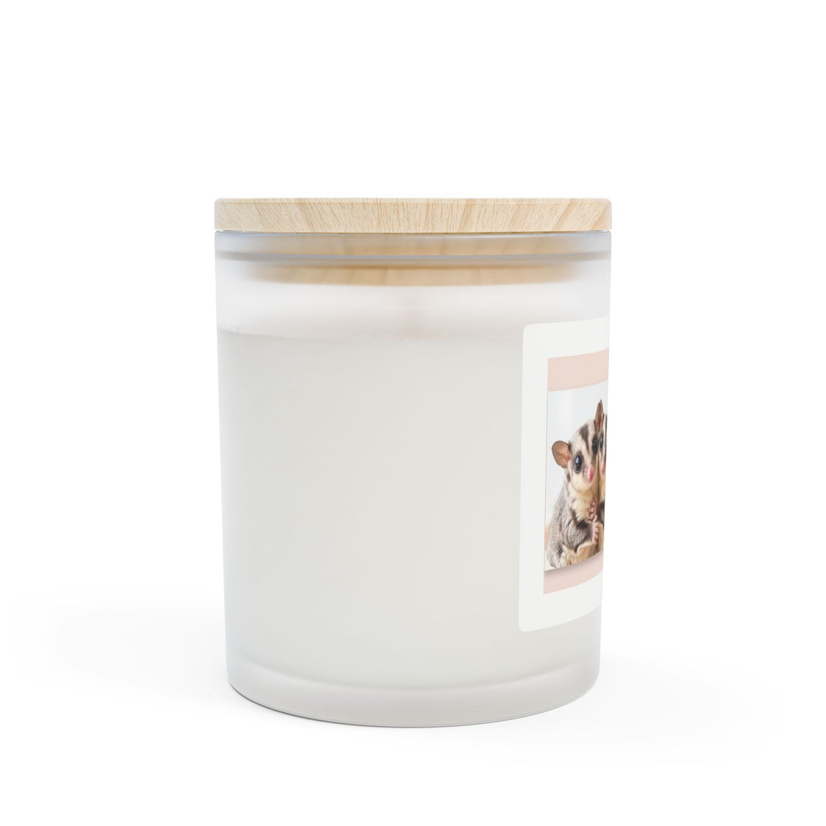 Double the Love Frosted Glass Candle — 11 oz Scented Home Candle