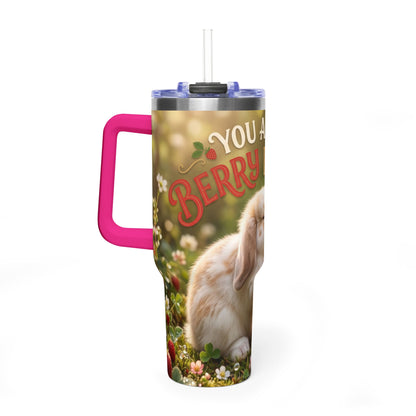 You Are My Berry Favorite Bunny 40oz Thermal Tumbler